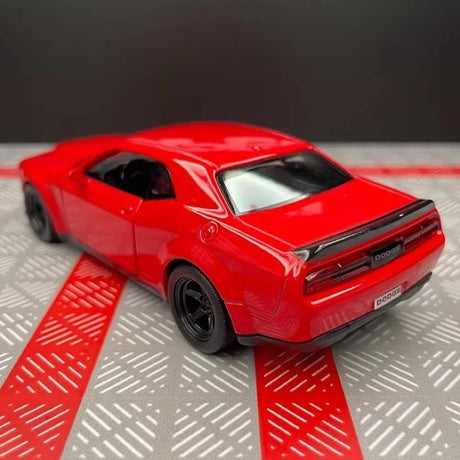 [TOY] 1:36 Dodge 2018 Challenger SRT Demon Red Model Car Die-Cast