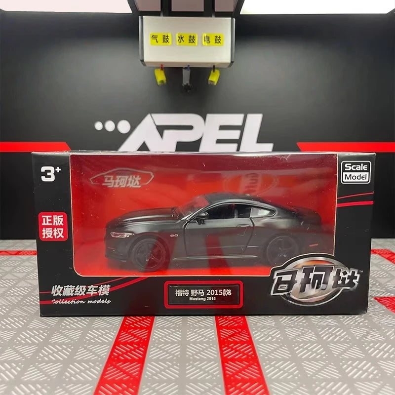 [TOY] 1:36 Ford 2015 Mustang Black Model Car Die-Cast