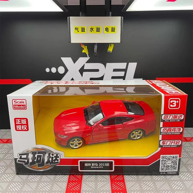 [TOY] 1:36 Ford 2015 Mustang Red Model Car Die-Cast
