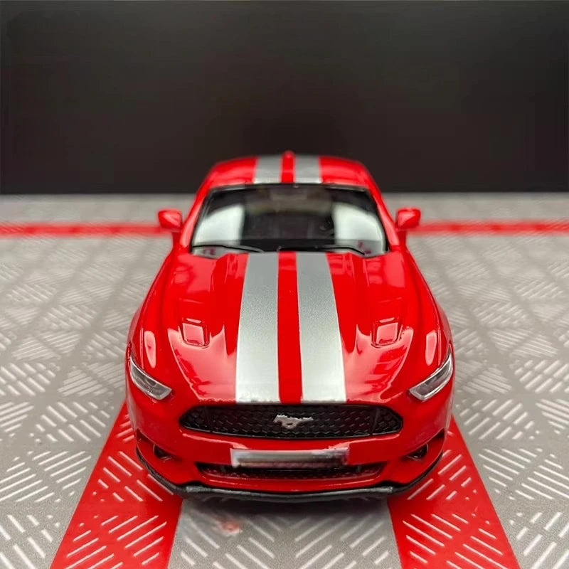 [TOY] 1:36 Ford 2015 Mustang Red Stripe Model Car Die-Cast