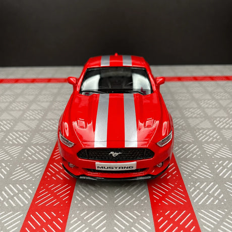 [TOY] 1:36 Ford 2015 Mustang Red Stripe Model Car Die-Cast