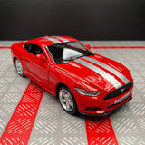 [TOY] 1:36 Ford 2015 Mustang Red Stripe Model Car Die-Cast