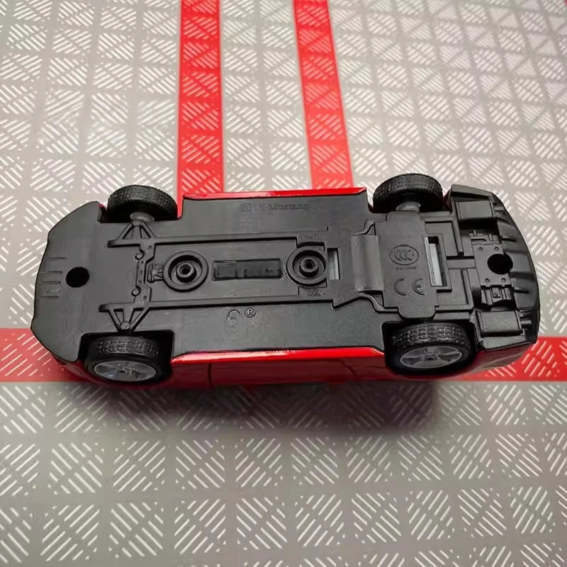 [TOY] 1:36 Ford 2015 Mustang Red Stripe Model Car Die-Cast