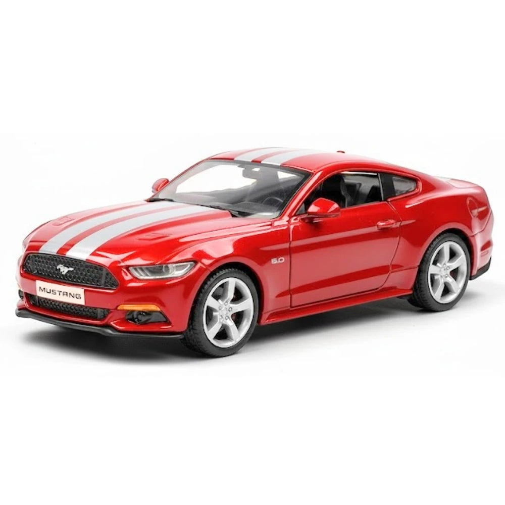 [TOY] 1:36 Ford 2015 Mustang Red Stripe Model Car Die-Cast