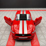 [TOY] 1:36 Ford 2015 Mustang Red Stripe Model Car Die-Cast