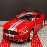 [TOY] 1:36 Ford 2015 Mustang Red Stripe Model Car Die-Cast
