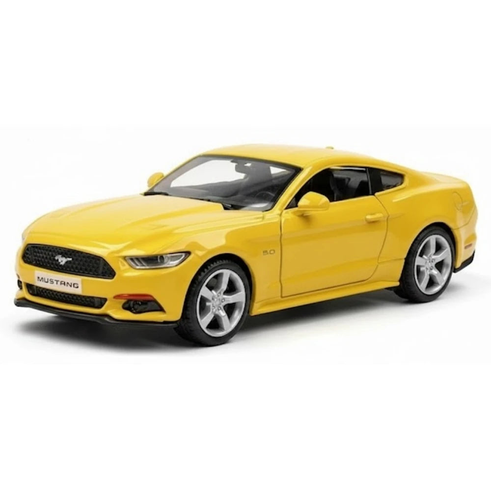 [TOY] 1:36 Ford 2015 Mustang Yellow Model Car Die-Cast