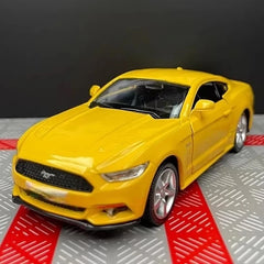 [TOY] 1:36 Ford 2015 Mustang Yellow Model Car Die-Cast