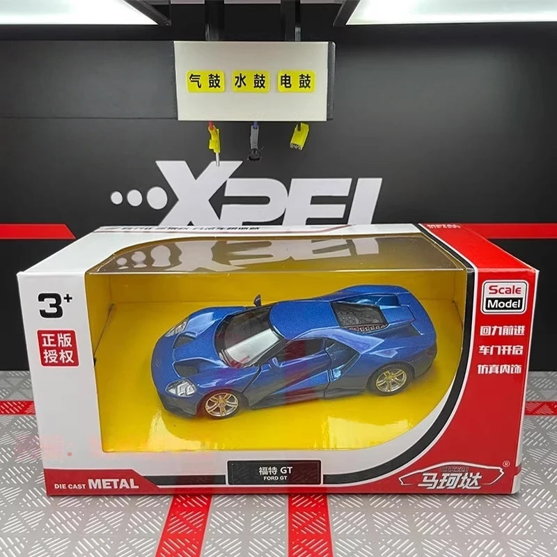 [TOY] 1:36 Ford 2017 GT Blue Model Car Die-Cast