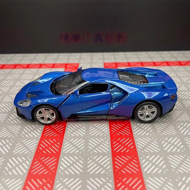[TOY] 1:36 Ford 2017 GT Blue Model Car Die-Cast
