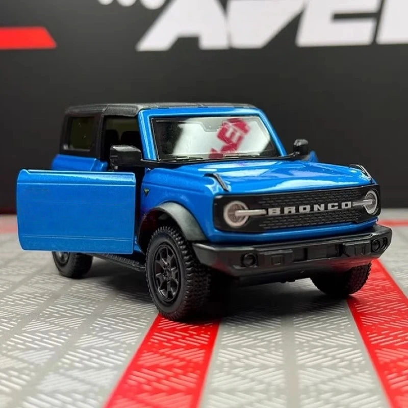 [TOY] 1:36 Ford 2021 Bronco Blue Model Car Die-Cast