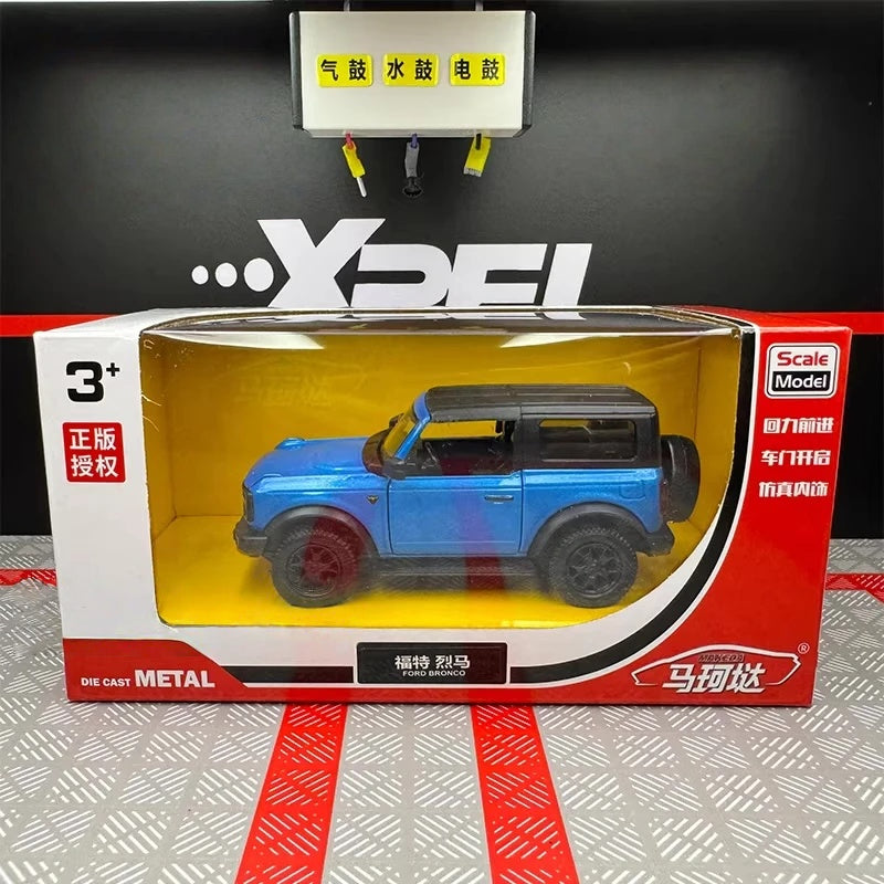 [TOY] 1:36 Ford 2021 Bronco Blue Model Car Die-Cast