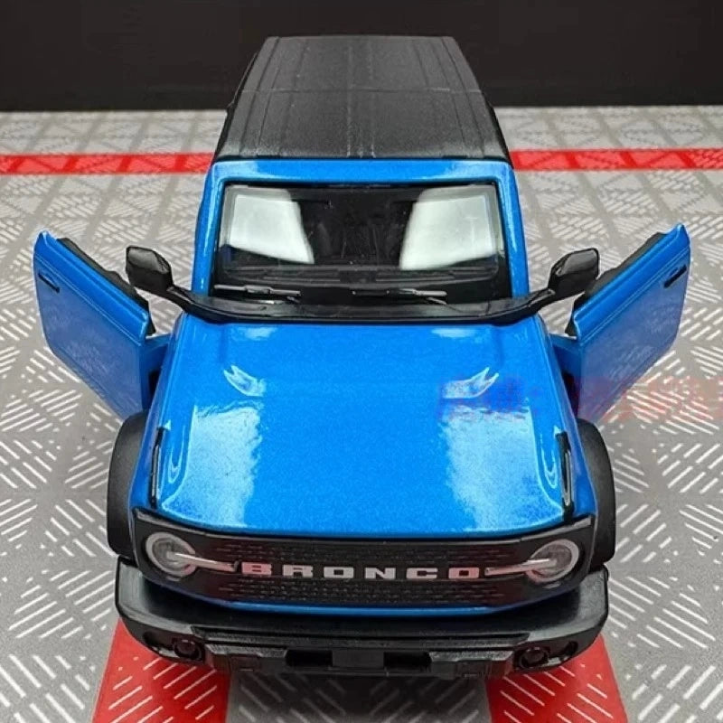 [TOY] 1:36 Ford 2021 Bronco Blue Model Car Die-Cast