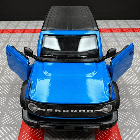 [TOY] 1:36 Ford 2021 Bronco Blue Model Car Die-Cast