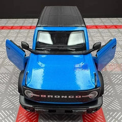 [TOY] 1:36 Ford 2021 Bronco Blue Model Car Die-Cast