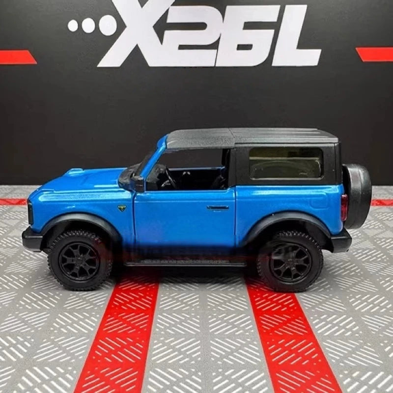 [TOY] 1:36 Ford 2021 Bronco Blue Model Car Die-Cast