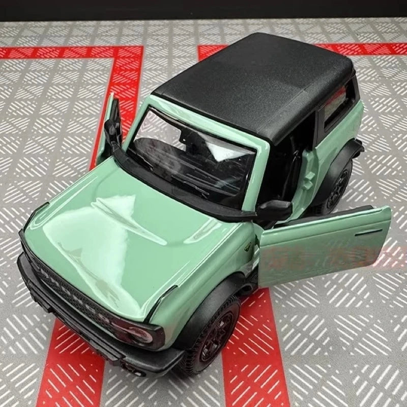 [TOY] 1:36 Ford 2021 Bronco Green Model Car Die-Cast