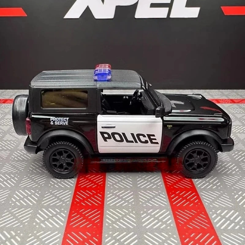 [TOY] 1:36 Ford 2021 Bronco Police Model Car Die-Cast