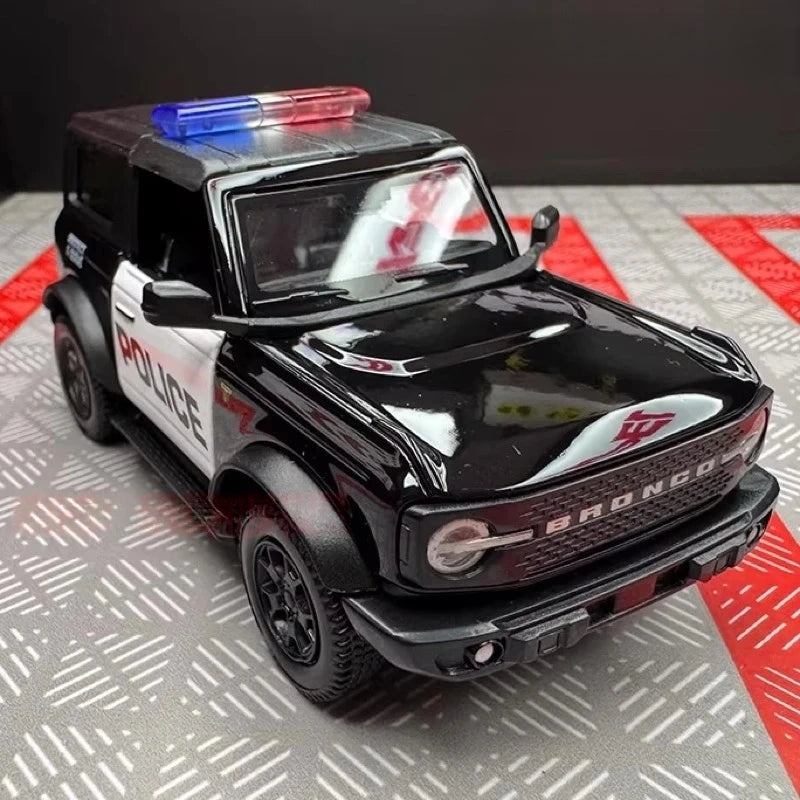 [TOY] 1:36 Ford 2021 Bronco Police Model Car Die-Cast