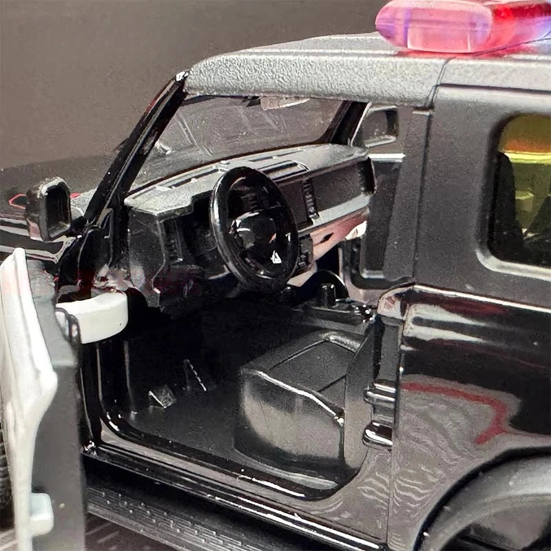 [TOY] 1:36 Ford 2021 Bronco Police Model Car Die-Cast