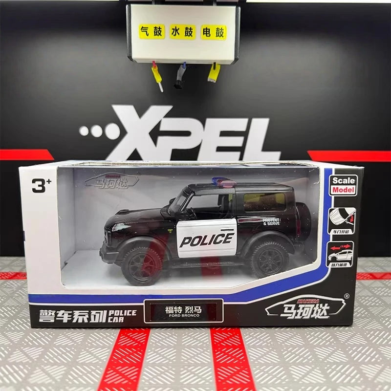 [TOY] 1:36 Ford 2021 Bronco Police Model Car Die-Cast