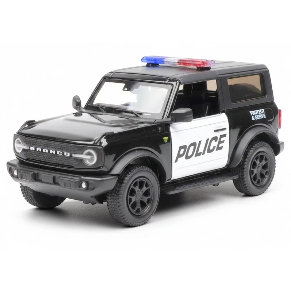 [TOY] 1:36 Ford 2021 Bronco Police Model Car Die-Cast