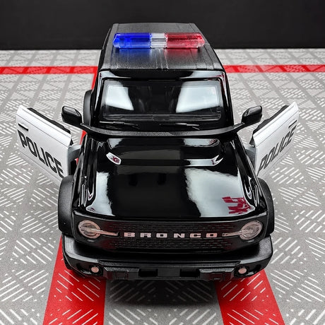 [TOY] 1:36 Ford 2021 Bronco Police Model Car Die-Cast