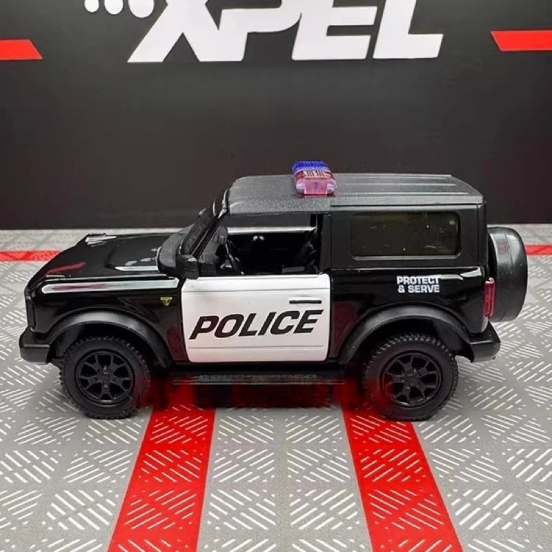 [TOY] 1:36 Ford 2021 Bronco Police Model Car Die-Cast