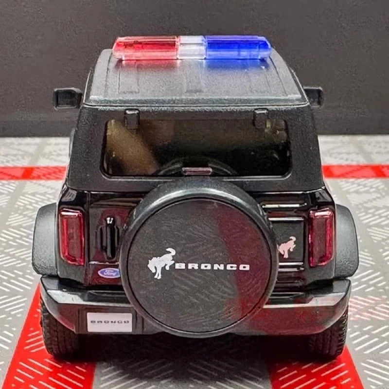[TOY] 1:36 Ford 2021 Bronco Police Model Car Die-Cast