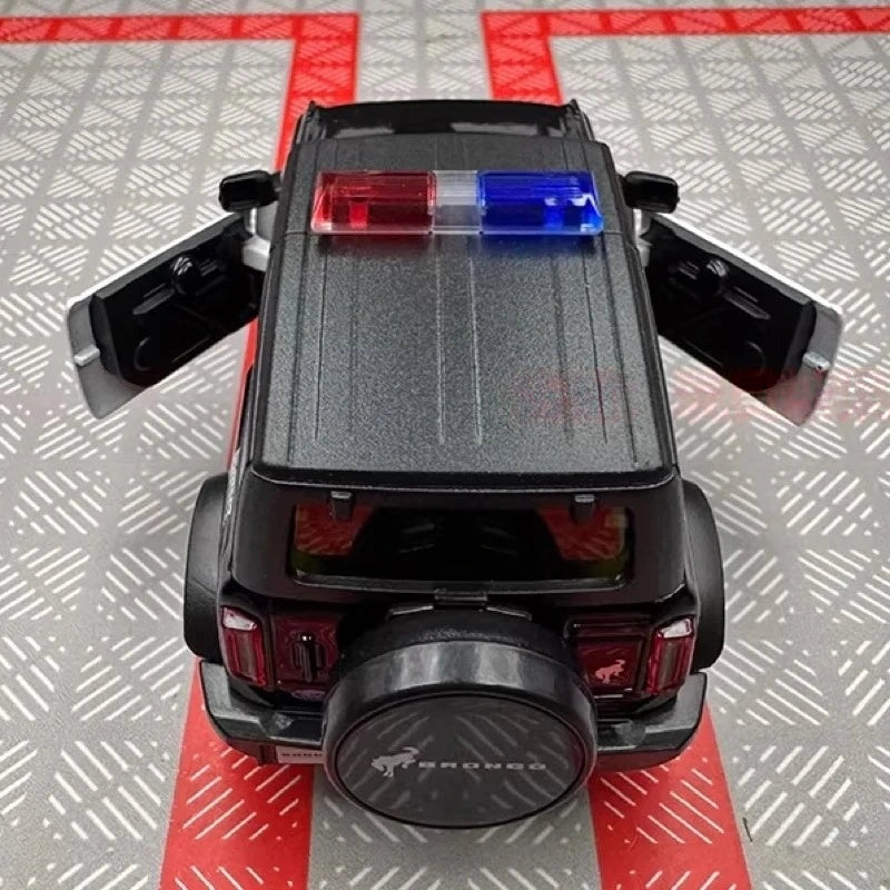 [TOY] 1:36 Ford 2021 Bronco Police Model Car Die-Cast