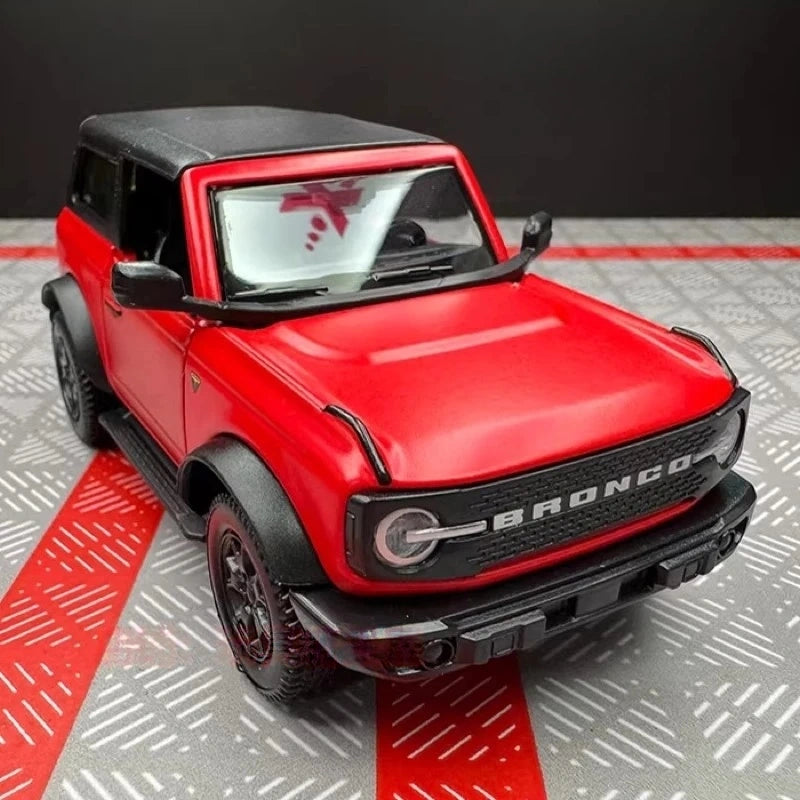 [TOY] 1:36 Ford 2021 Bronco Red Model Car Die-Cast
