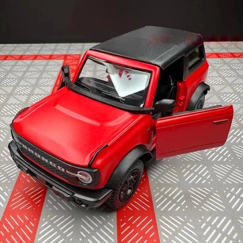 [TOY] 1:36 Ford 2021 Bronco Red Model Car Die-Cast