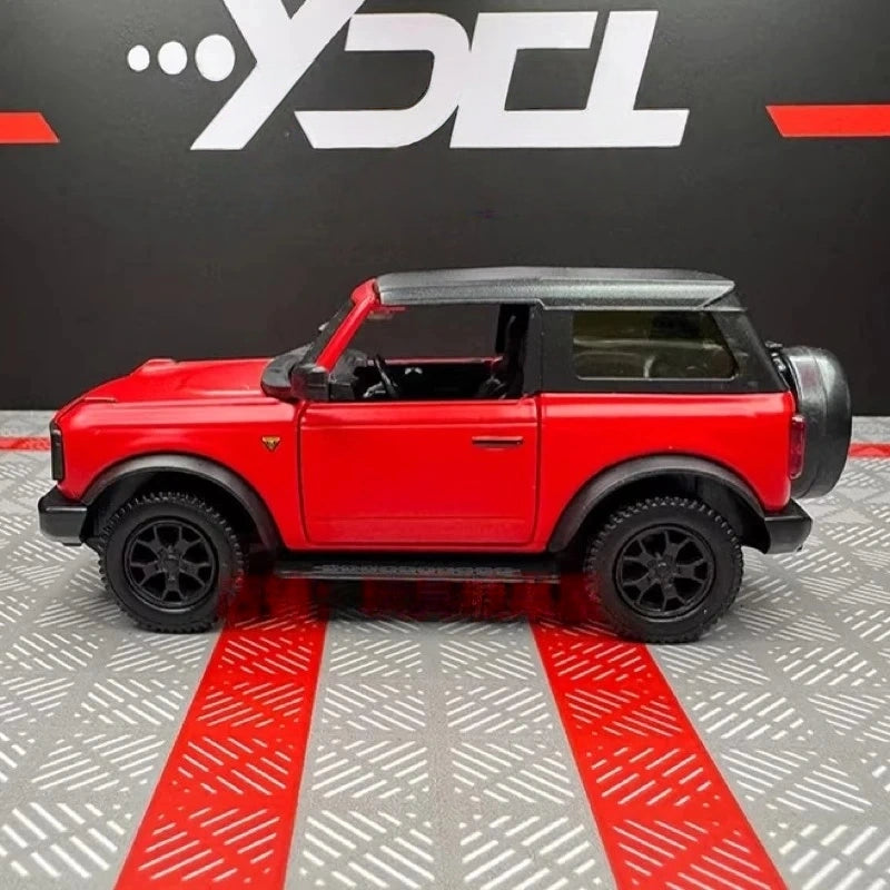 [TOY] 1:36 Ford 2021 Bronco Red Model Car Die-Cast