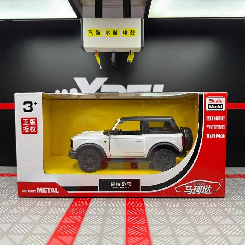 [TOY] 1:36 Ford 2021 Bronco White Model Car Die-Cast
