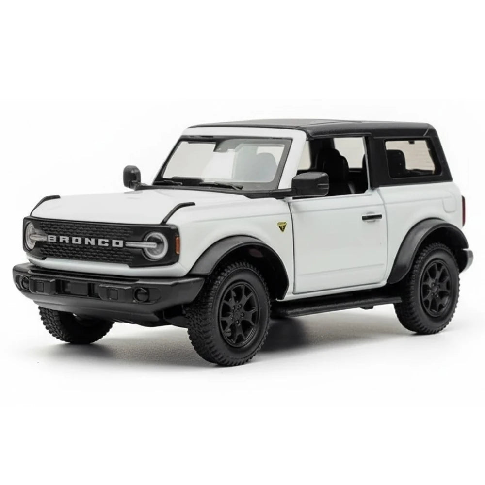 [TOY] 1:36 Ford 2021 Bronco White Model Car Die-Cast