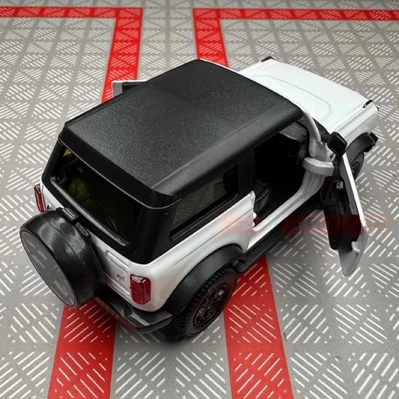 [TOY] 1:36 Ford 2021 Bronco White Model Car Die-Cast