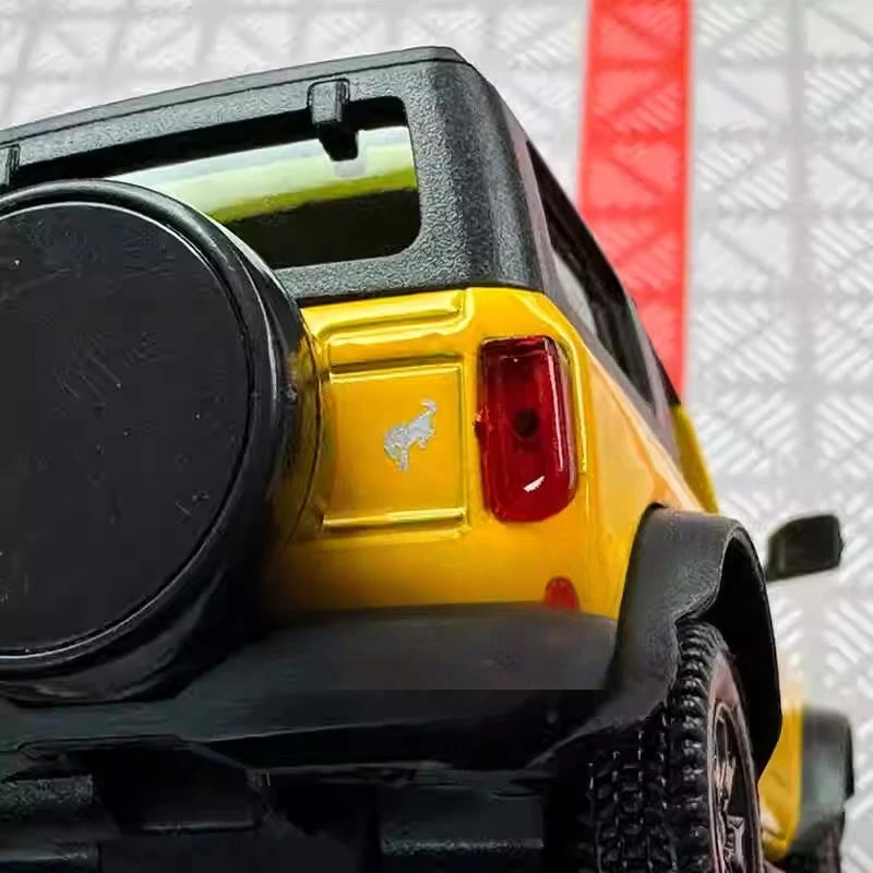 [TOY] 1:36 Ford 2021 Bronco Yellow Model Car Die-Cast