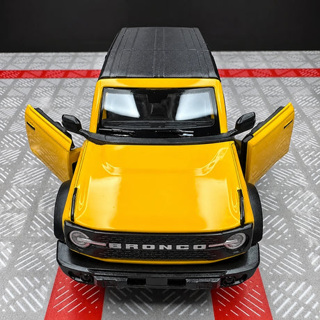 [TOY] 1:36 Ford 2021 Bronco Yellow Model Car Die-Cast