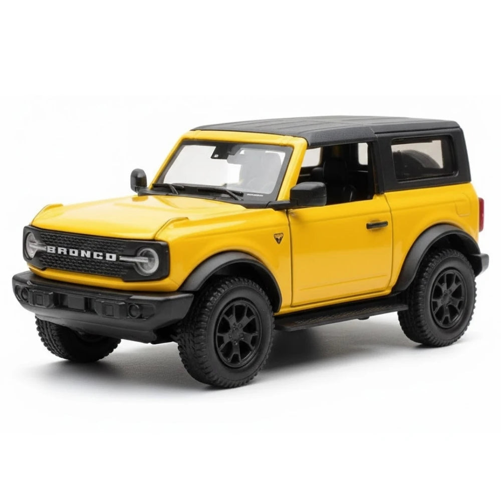 [TOY] 1:36 Ford 2021 Bronco Yellow Model Car Die-Cast