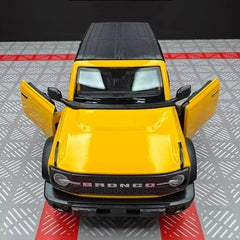 [TOY] 1:36 Ford 2021 Bronco Yellow Model Car Die-Cast
