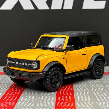 [TOY] 1:36 Ford 2021 Bronco Yellow Model Car Die-Cast