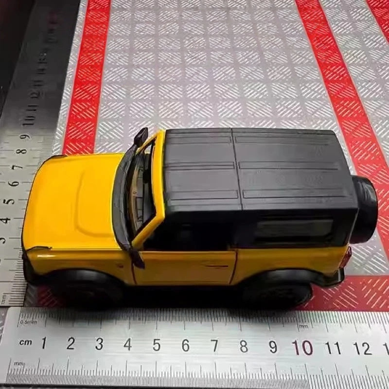 [TOY] 1:36 Ford 2021 Bronco Yellow Model Car Die-Cast