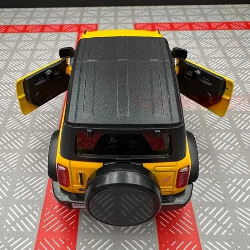 [TOY] 1:36 Ford 2021 Bronco Yellow Model Car Die-Cast