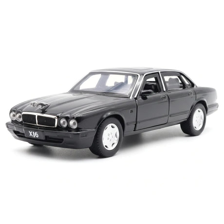 [TOY] 1:36 Jaguar 1990 XJ6 svart modellbil Die-Cast