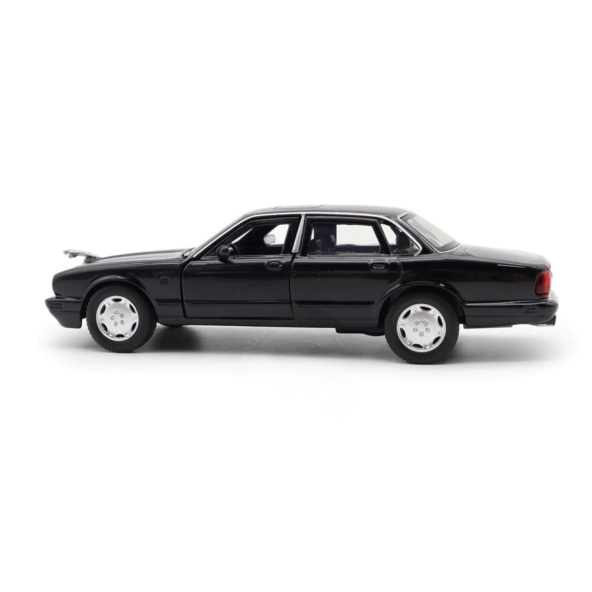 [TOY] 1:36 Jaguar 1990 XJ6 svart modellbil Die-Cast