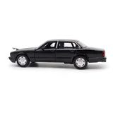 [TOY] 1:36 Jaguar 1990 XJ6 svart modellbil Die-Cast