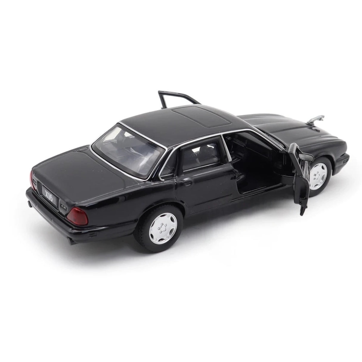 [TOY] 1:36 Jaguar 1990 XJ6 svart modellbil Die-Cast