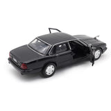 [TOY] 1:36 Jaguar 1990 XJ6 svart modellbil Die-Cast
