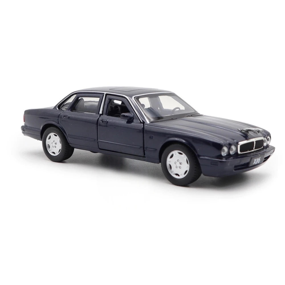 [TOY] 1:36 Jaguar 1990 XJ6 Blue Model Car Die-Cast
