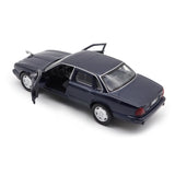 [TOY] 1:36 Jaguar 1990 XJ6 blå modellbil Die-Cast